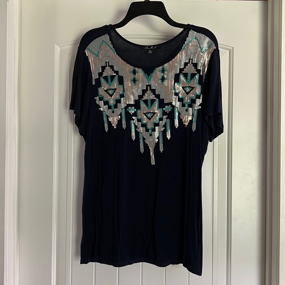 Sequin Detail Top - XL
